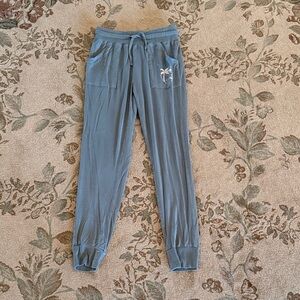 Blue Kids Jogger Pants. Size medium 8-10. EUC. Comfortable. Rayon. Girl.
